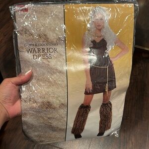 NWT! Brown Spaghetti Strap Sweetheart Mini Sundress